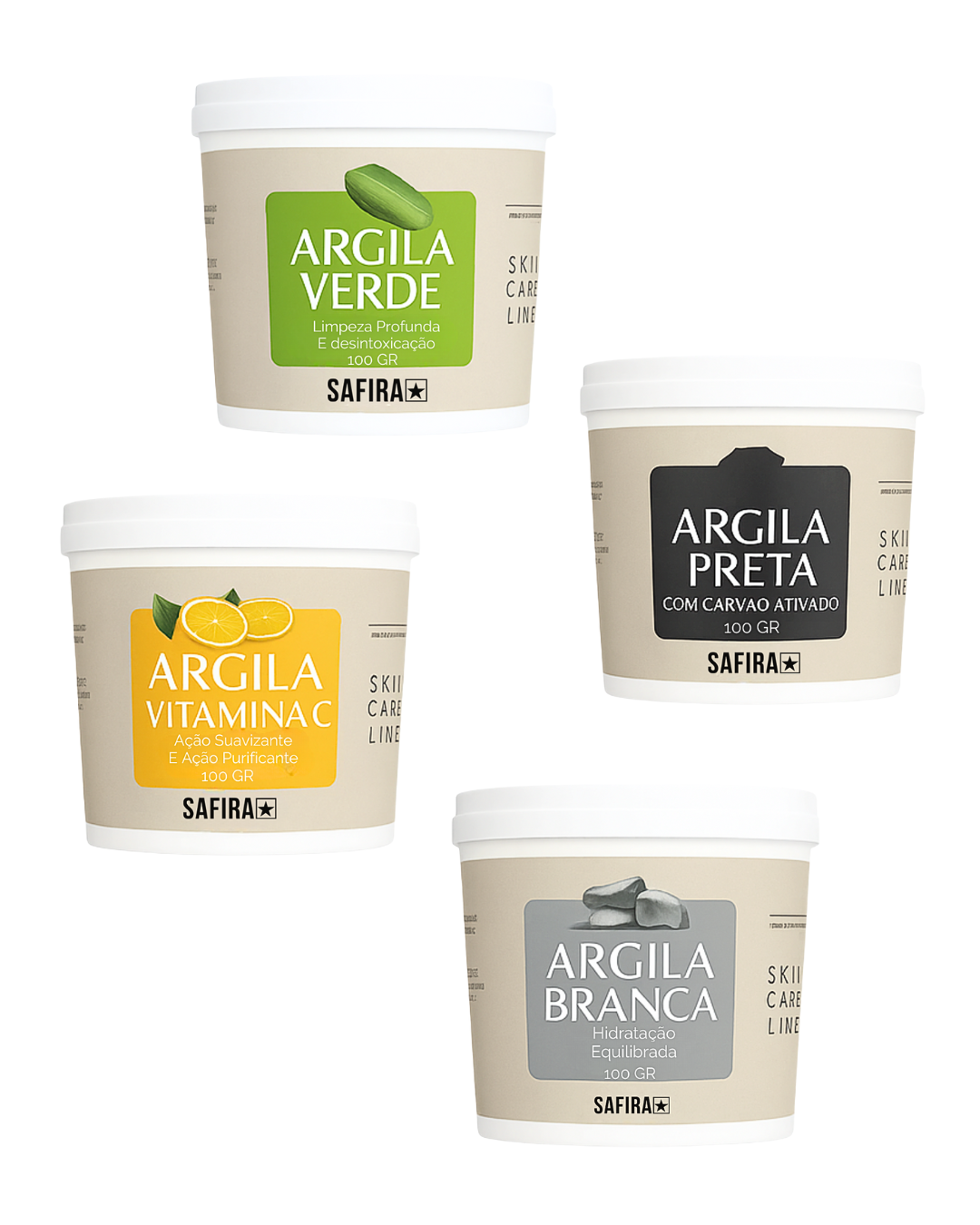 Skin Care Line- Argilas Faciais