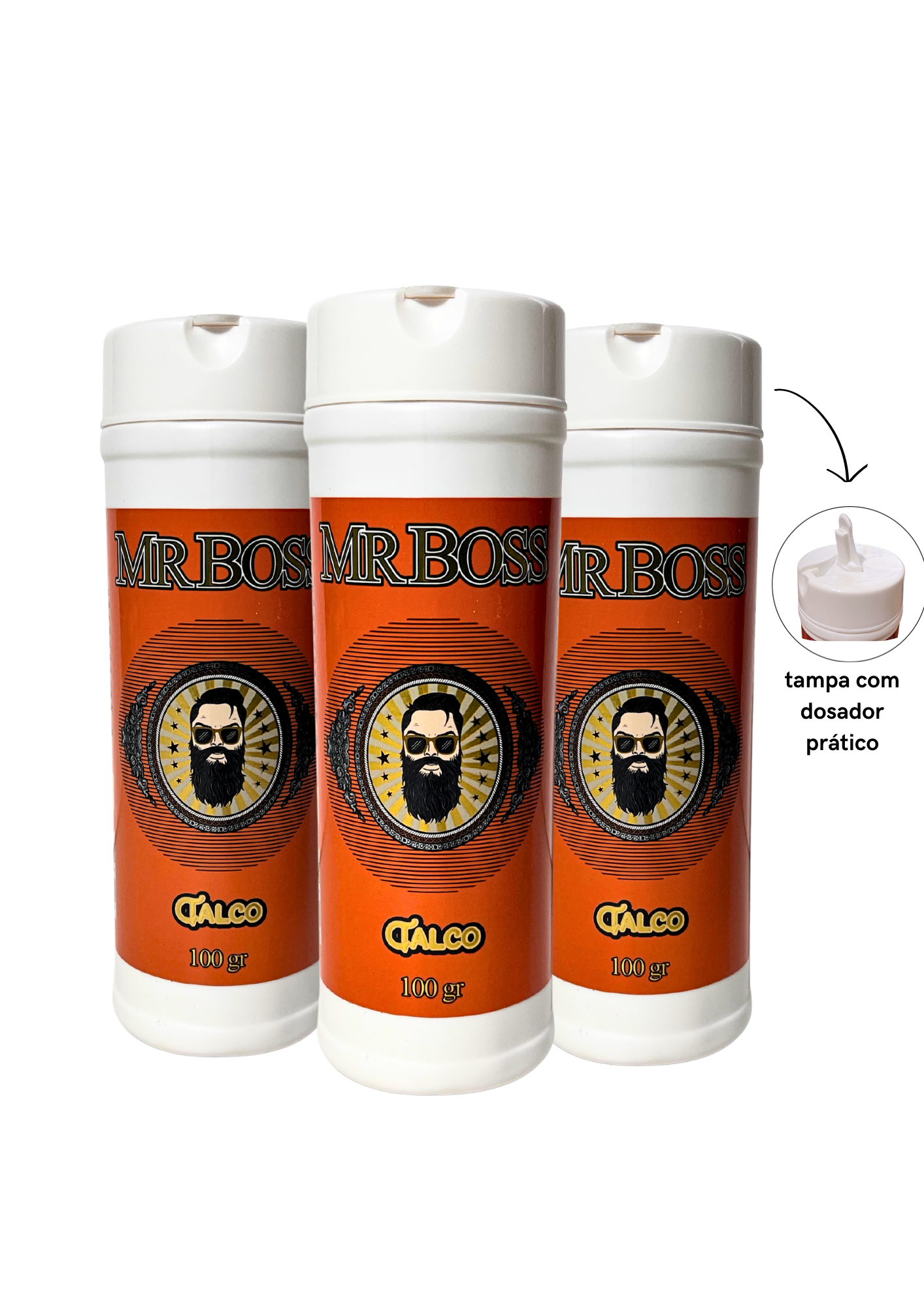 Talco Masculino - Linha Mr Boss